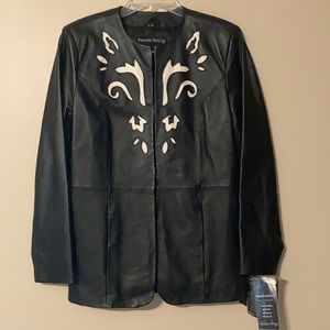 NWT Leather Jacket Small Pamela McCoy Perfect